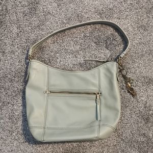 The Sak Green Genuine Leather Bag Purse Excellent Condition